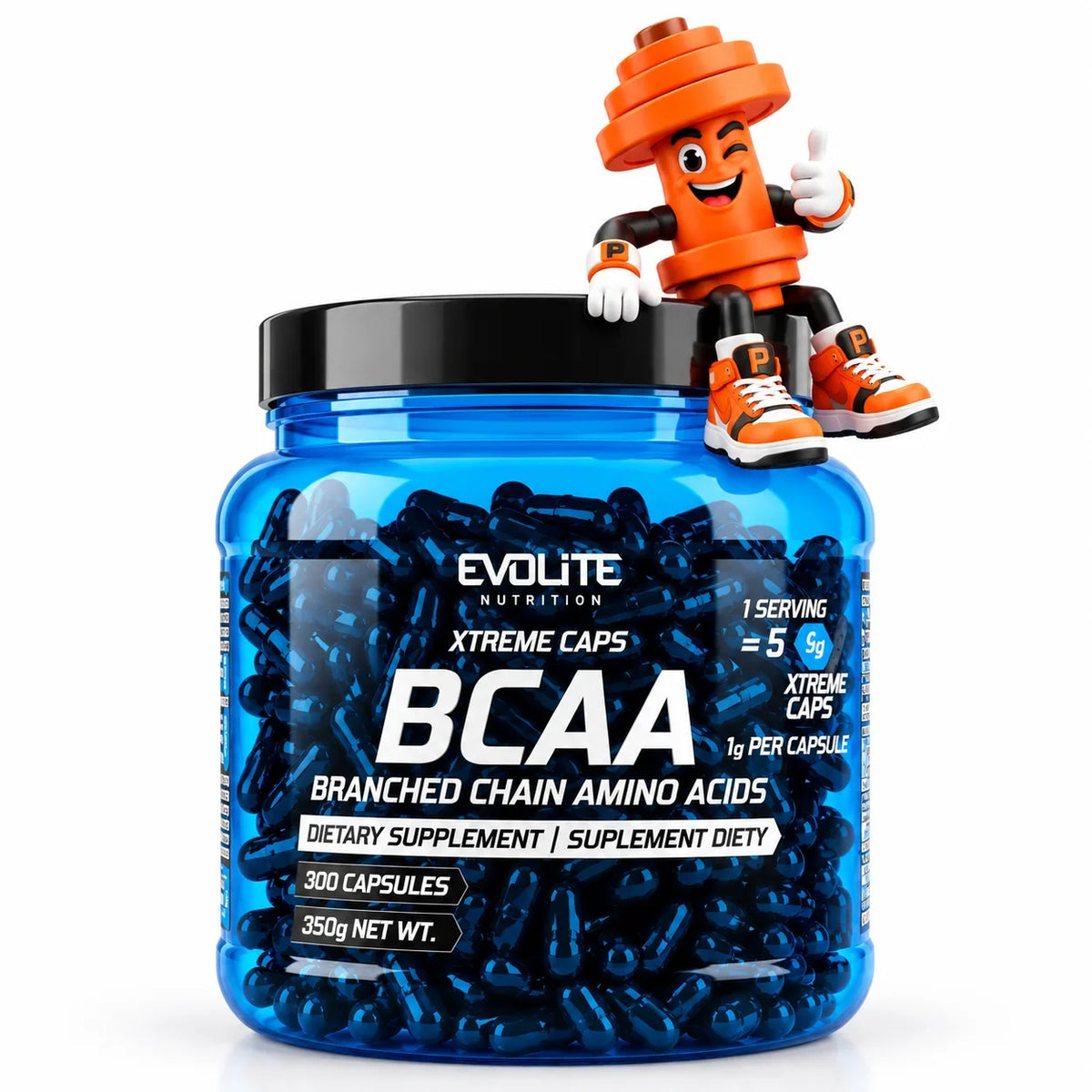 BCAA Pulver und Kapseln für Training und Supplement-Routine bei PushPush
