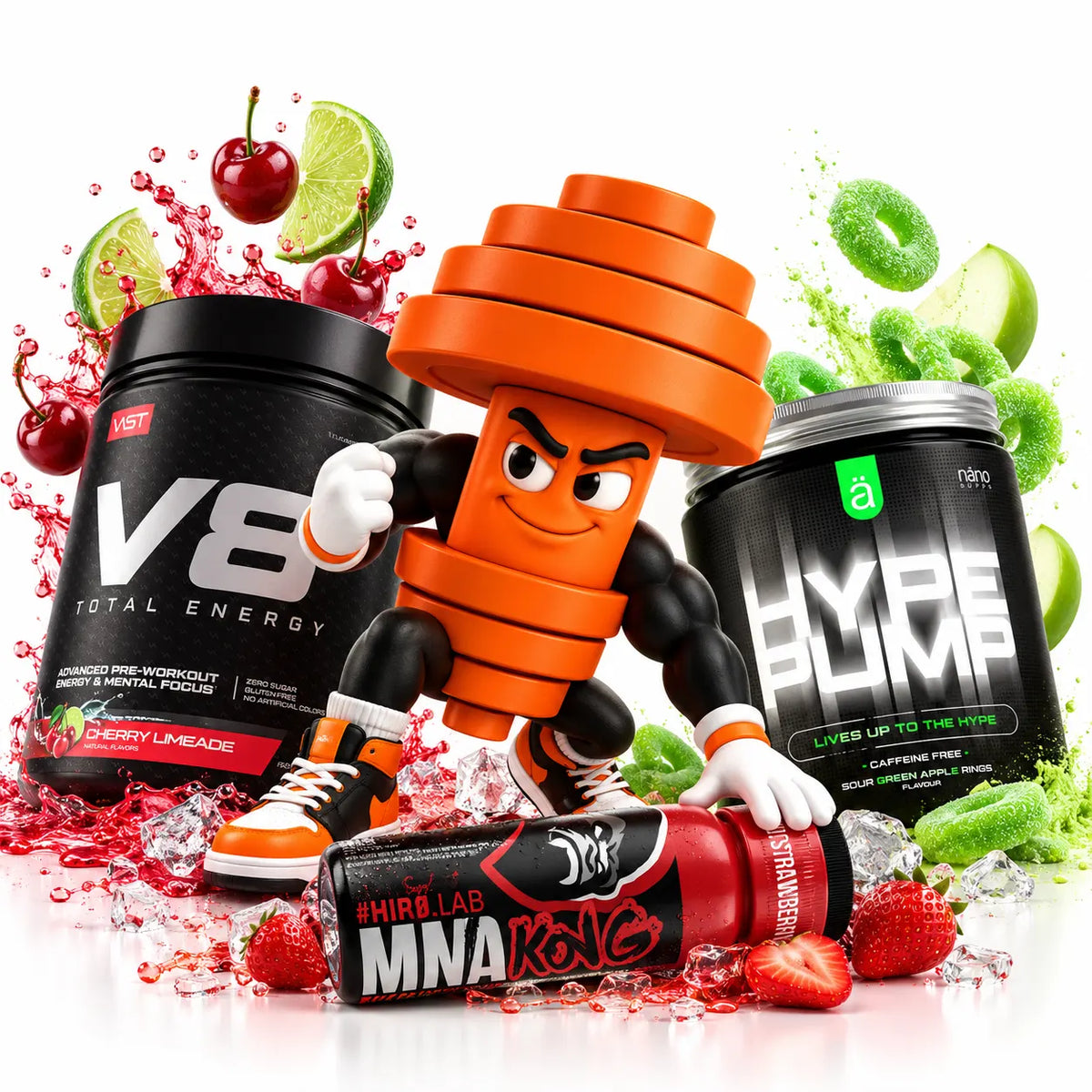 Pre-Workout Booster für dein Fitness-Workout bei PushPush