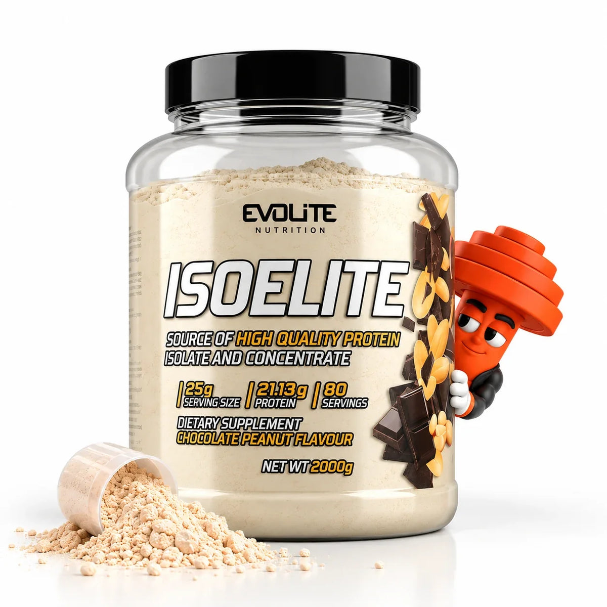 Whey Isolat Proteinpulver mit hohem Proteinanteil für Training und tägliche Ernährung