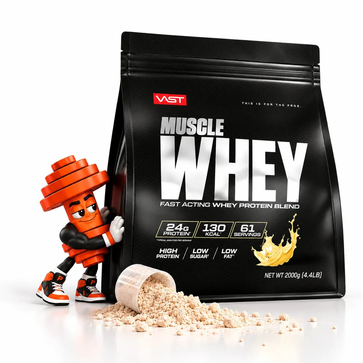 Whey Protein Pulver für Muskelaufbau und Regeneration online kaufen