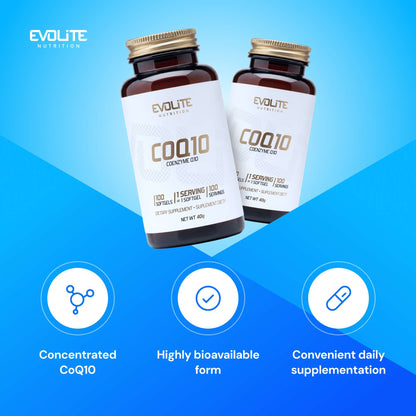 Evolite Nutrition Coenzyme Q10 100 Softgel 100mg
