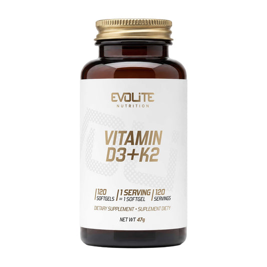 Evolite Nutrition Vitamin D3+K2 120 Caps