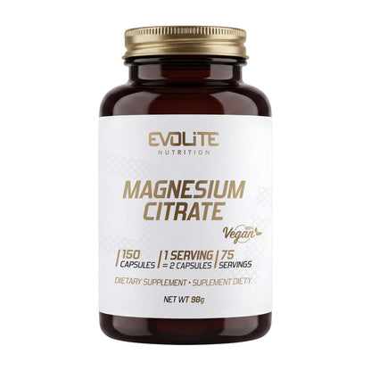 Evolite Nutrition Magnesium Citrate 550mg 150 Vege Caps