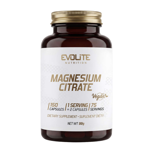 Evolite Nutrition Magnesium Citrate 550mg 150 Vege Caps