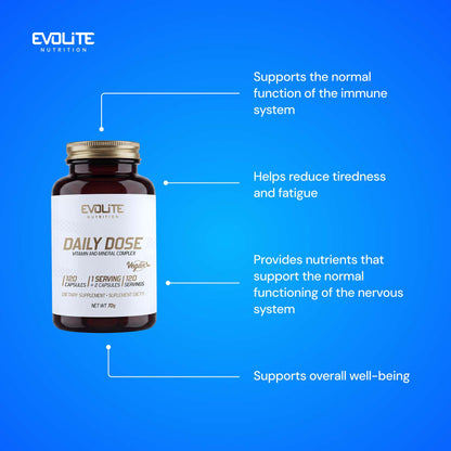 Evolite Nutrition Daily Dose 120 Vege Caps