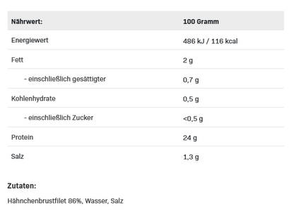 Allnutrition Fitmeal Hähnchenbrust in eigener Sauce 150g