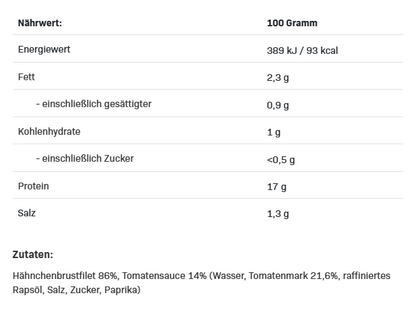 Allnutrition Fitmeal Hähnchenbrust in Tomaten Sauce 150g