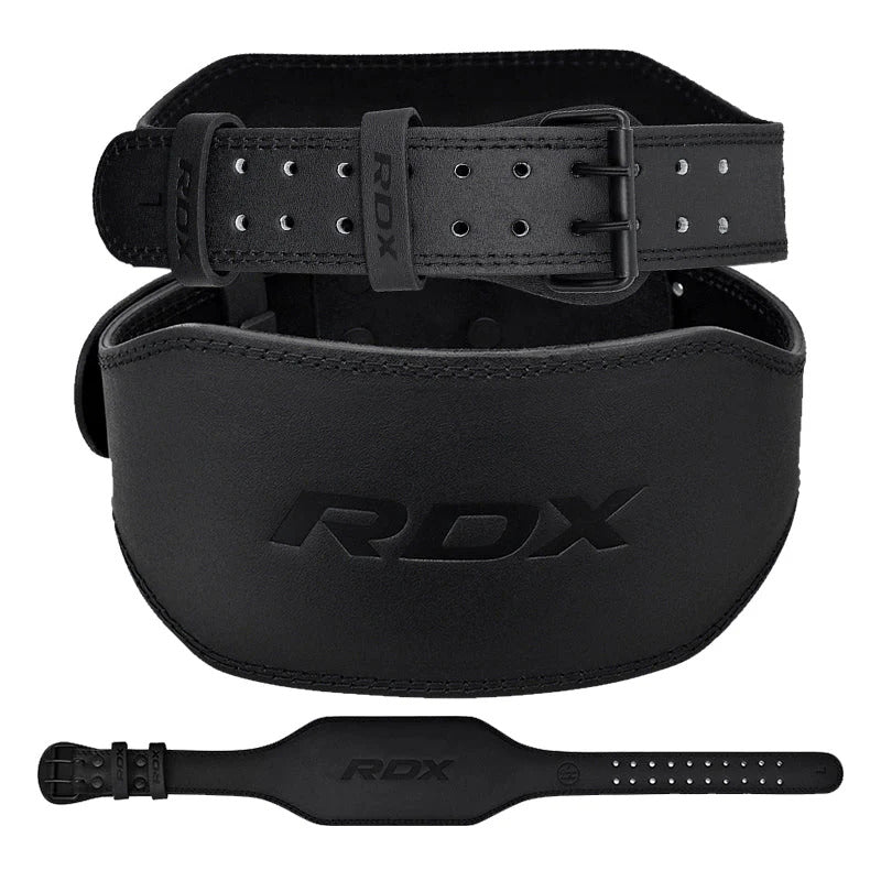 RDX Sports 6-Inch Leather Gym Belt