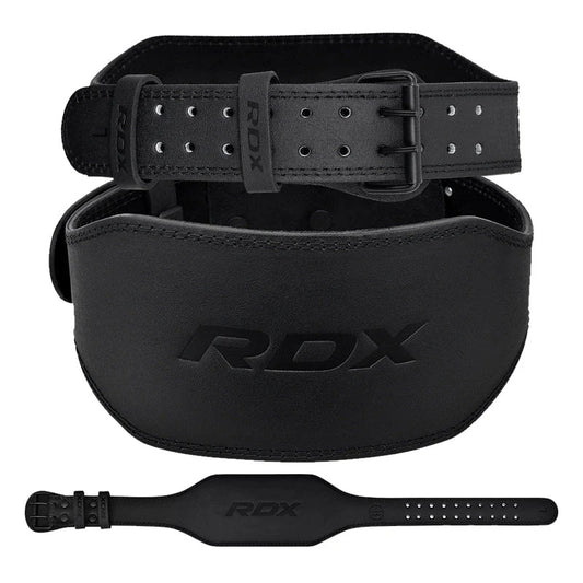 RDX Sports 6-Inch Leather Gym Belt
