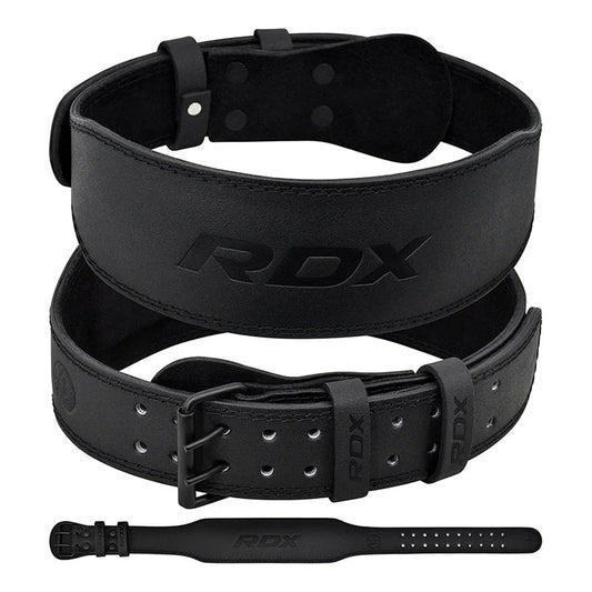 RDX Sports 4-Inch Leather Gym Belt