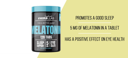 Hiro Lab Melatonin 5 mg - 120 Tabletten