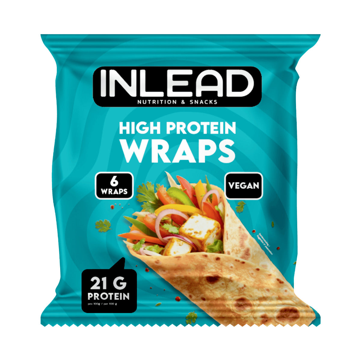 Inlead Nutrition High Protein Wraps Neutral 6 Stück (372g)