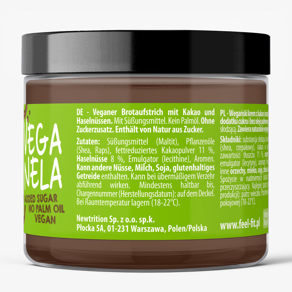 Feel Fit Veganela Cocoa Hazelnut Spread 200g