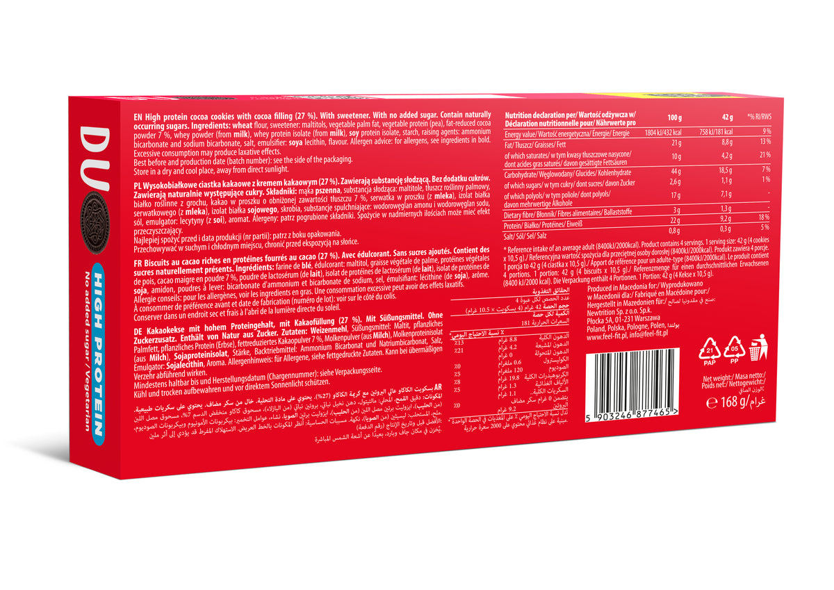 Feel Fit Duo High Protein Coca Cookie 168g