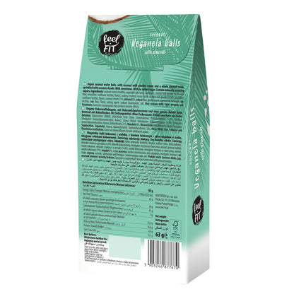 Feel Fit Coconut Veganela Balls with Almonds 63g