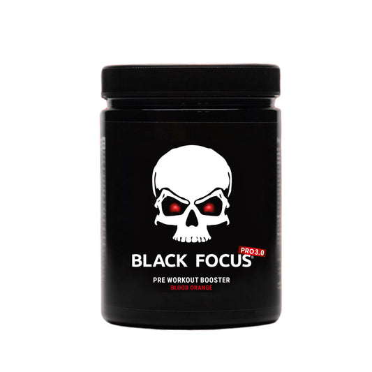 Dose Black Focus Pro 3.0 High-End Pre-Workout Booster 400g für intensives Training