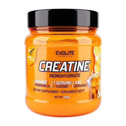 Evolite Nutrition Creatine Monohydrat 500 g in der Variante Orange