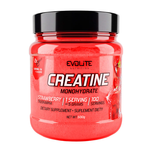 Evolite Nutrition Creatine Monohydrat 500 g in der Variante Strawberry