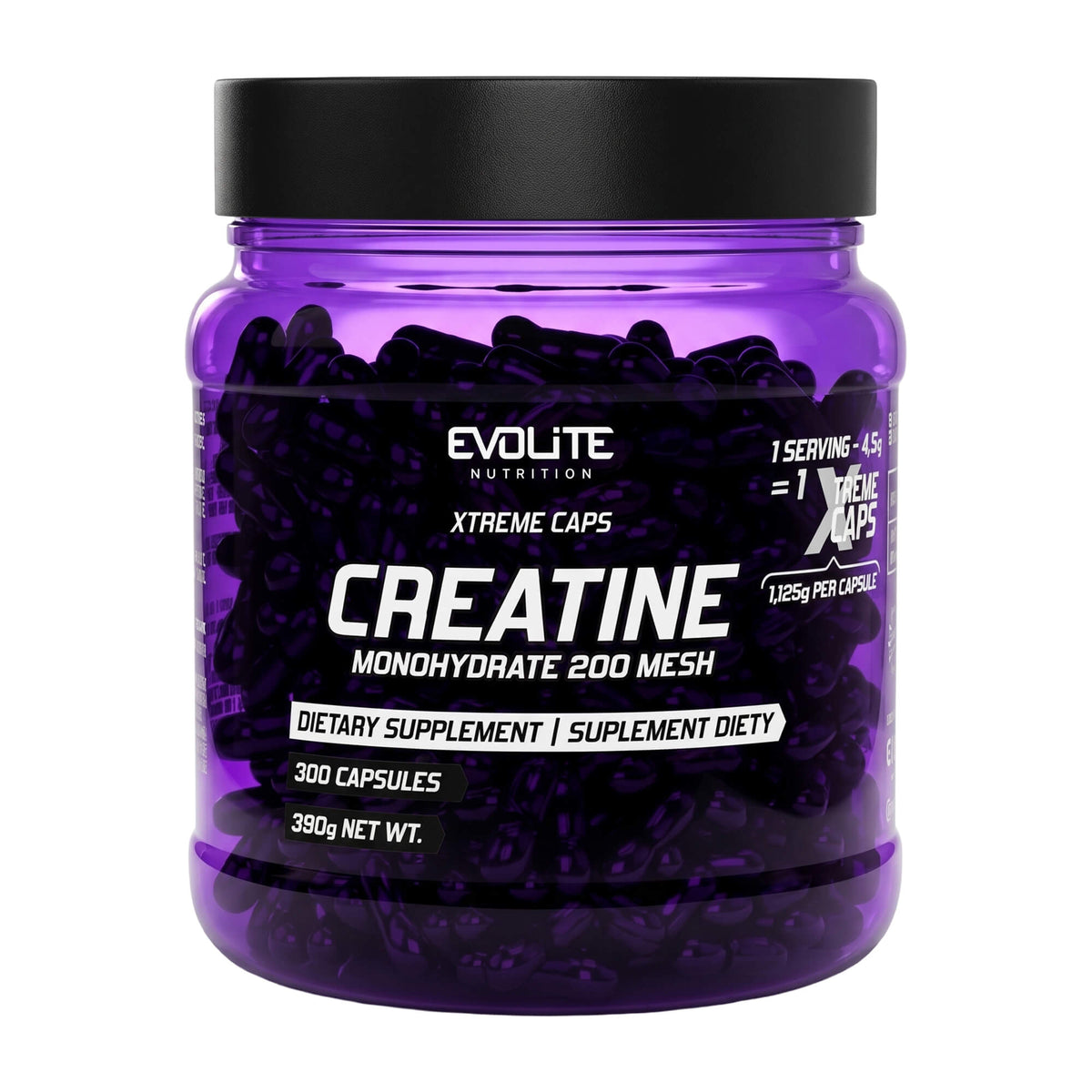 Evolite Creatine Monohydrate Xtreme in praktischer Kapselform