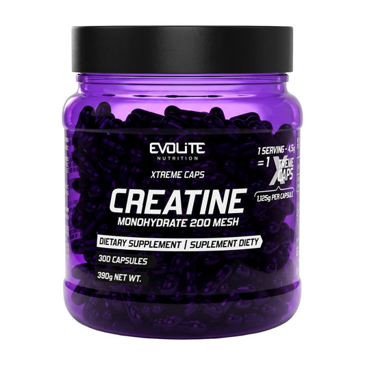 Evolite Creatine Monohydrate Xtreme in praktischer Kapselform