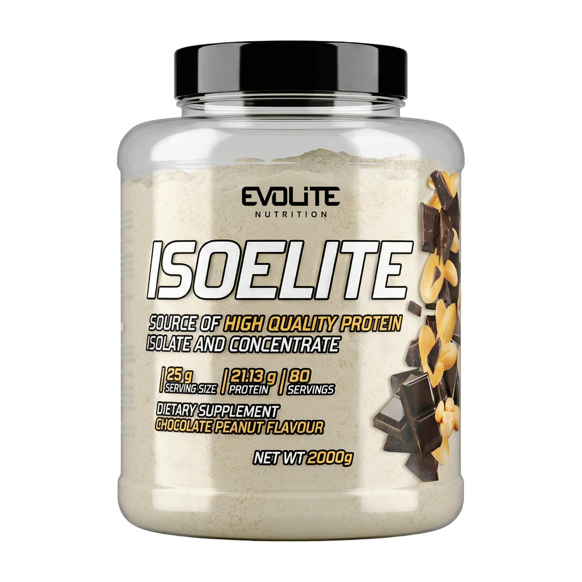 Evolite Iso Elite Protein mit Chocolate Peanut Geschmack