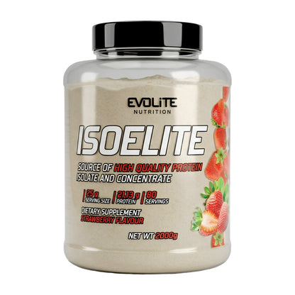 Evolite Iso Elite Whey mit Erdbeergeschmack