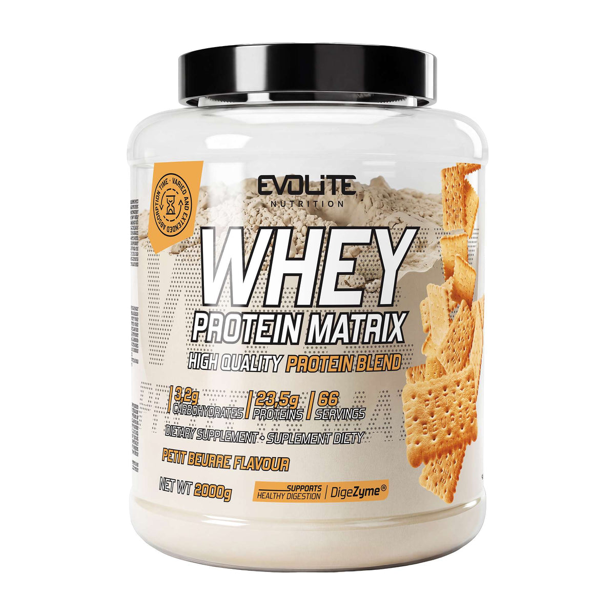 Evolite Whey Protein Matrix 2000g Butterkeks