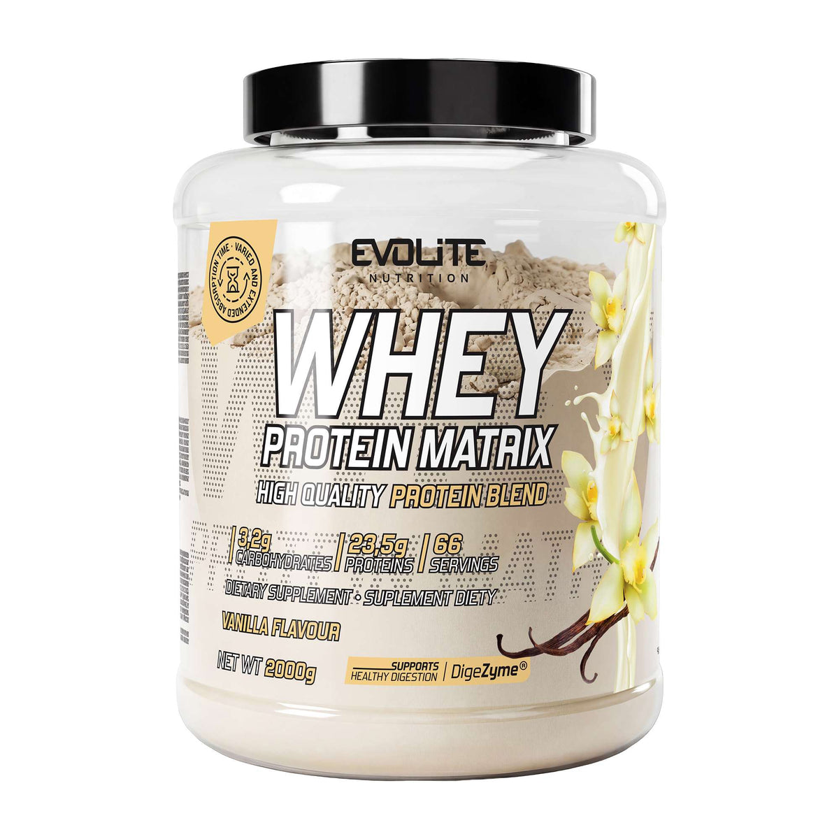 Evolite Whey Protein Matrix 2000g Vanilla