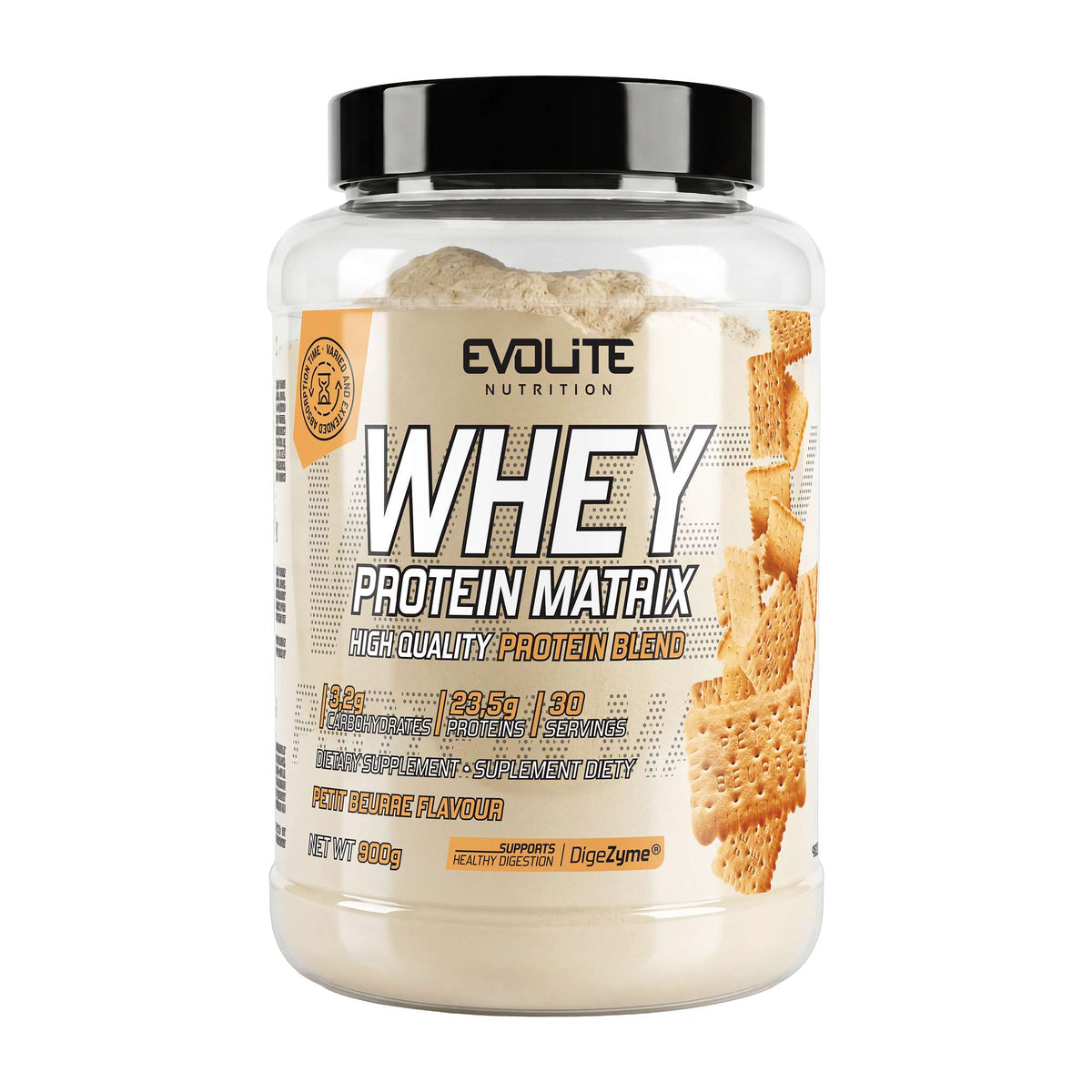 Evolite Whey Protein Matrix 900g Butterkeks