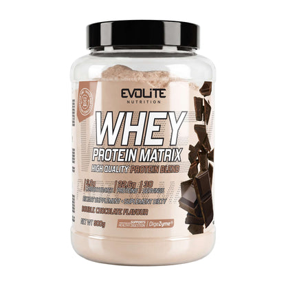 Evolite Whey Protein Matrix 900g Double Chocolate