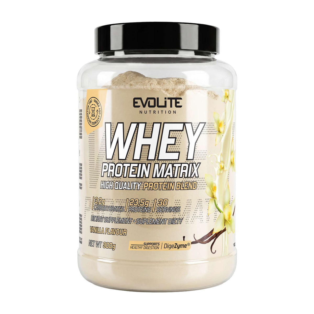 Evolite Whey Protein Matrix 900g Vanilla