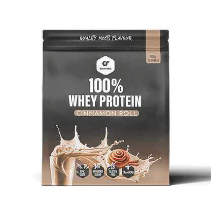 GoFitness Whey Protein mit Cinnamon Roll Geschmack