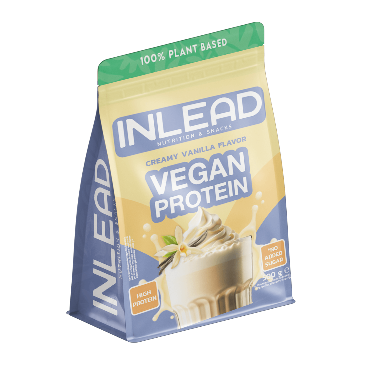 Inlead Vegan Protein mit Creamy Vanilla Geschmack