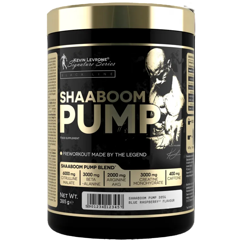 Kevin Levrone Black Line SHAABOOM Pump Pre-Workout Pulver 385 g Dose