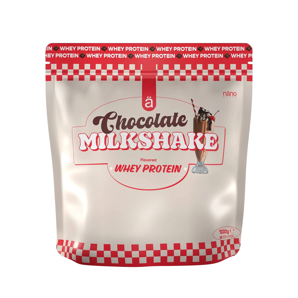 Whey Protein mit Chocolate Milkshake Geschmack von Nano Supps