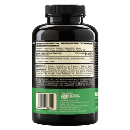 Optimum Nutrition Creatine Capsules mit Creapure® Kreatin-Monohydrat