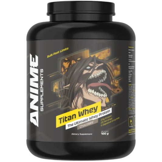 Anime Supplements Titan Whey Schokolade mit Attack on Titan Design