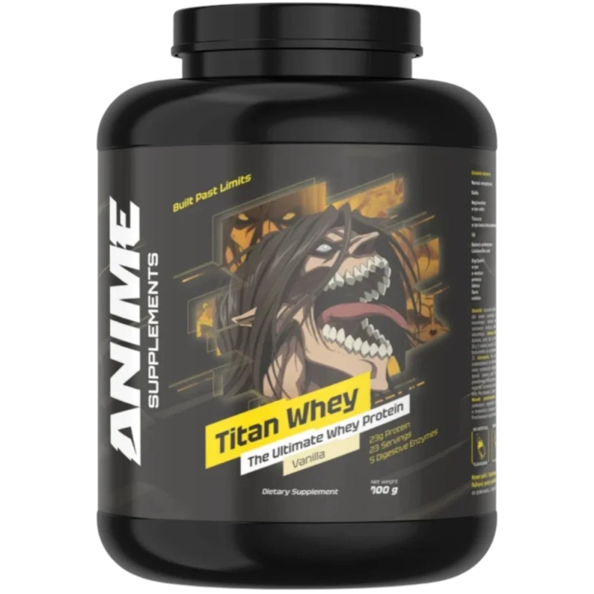 Anime Supplements Titan Whey Whey Protein 700g Vanille