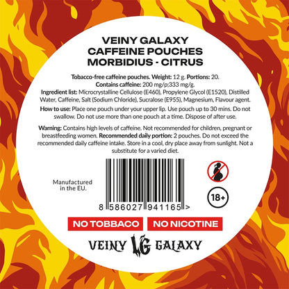 Veiny Galaxy Morbidius Pouches in den Sorten Bubblegum und Citrus
